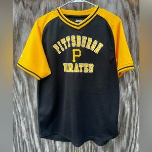Stitches Kids xl Pittsburgh Pirates Black and Gold Jersey